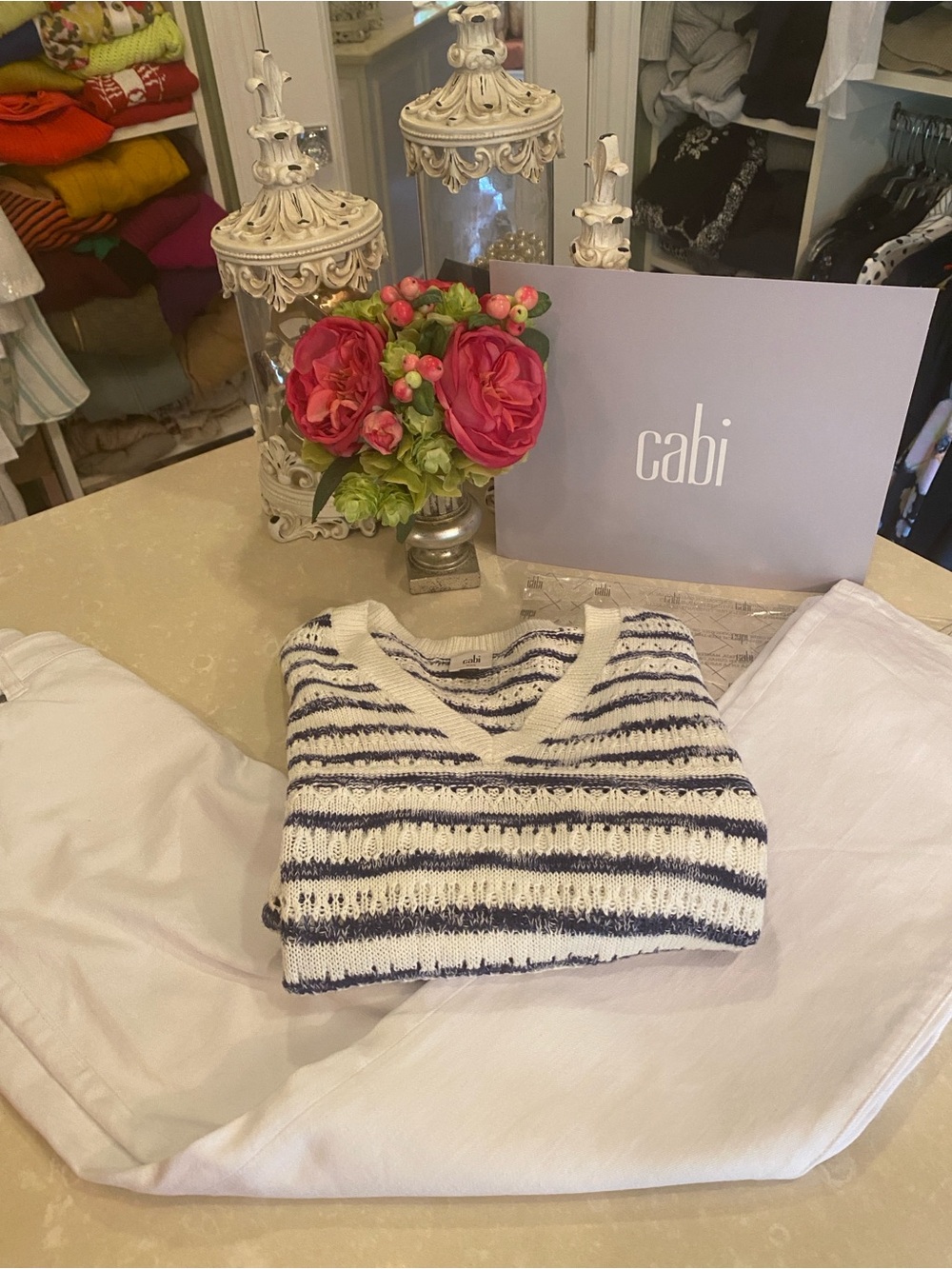 Chic CAbi  Peace pullover sweater - Picture 12 of 13